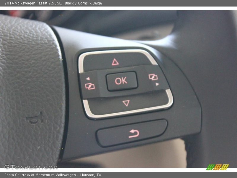 Black / Cornsilk Beige 2014 Volkswagen Passat 2.5L SE