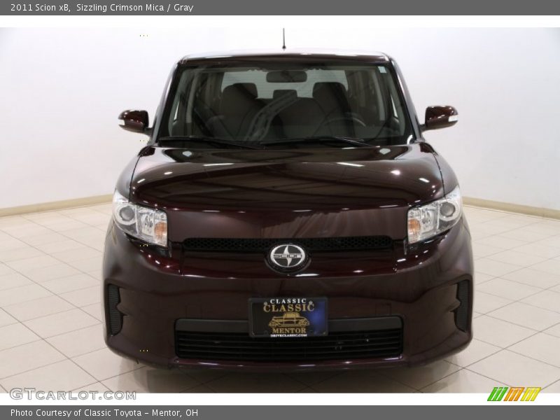 Sizzling Crimson Mica / Gray 2011 Scion xB