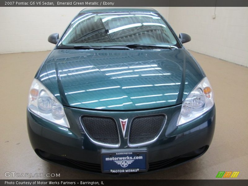 Emerald Green Metallic / Ebony 2007 Pontiac G6 V6 Sedan