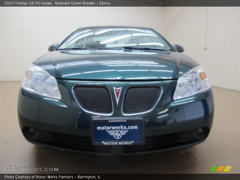 Emerald Green Metallic / Ebony 2007 Pontiac G6 V6 Sedan