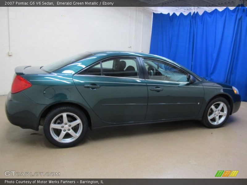 Emerald Green Metallic / Ebony 2007 Pontiac G6 V6 Sedan