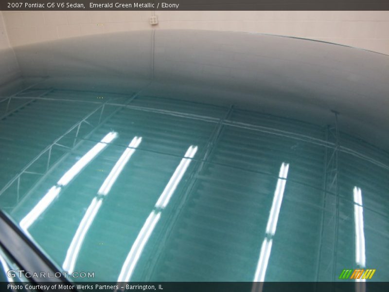 Emerald Green Metallic / Ebony 2007 Pontiac G6 V6 Sedan