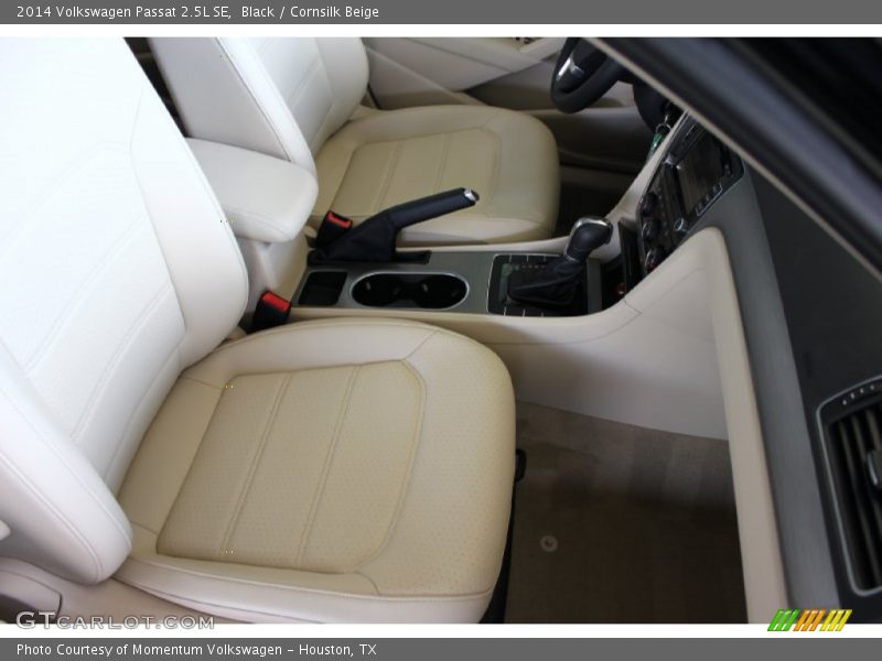 Black / Cornsilk Beige 2014 Volkswagen Passat 2.5L SE
