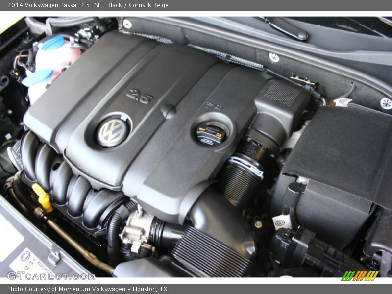 Black / Cornsilk Beige 2014 Volkswagen Passat 2.5L SE