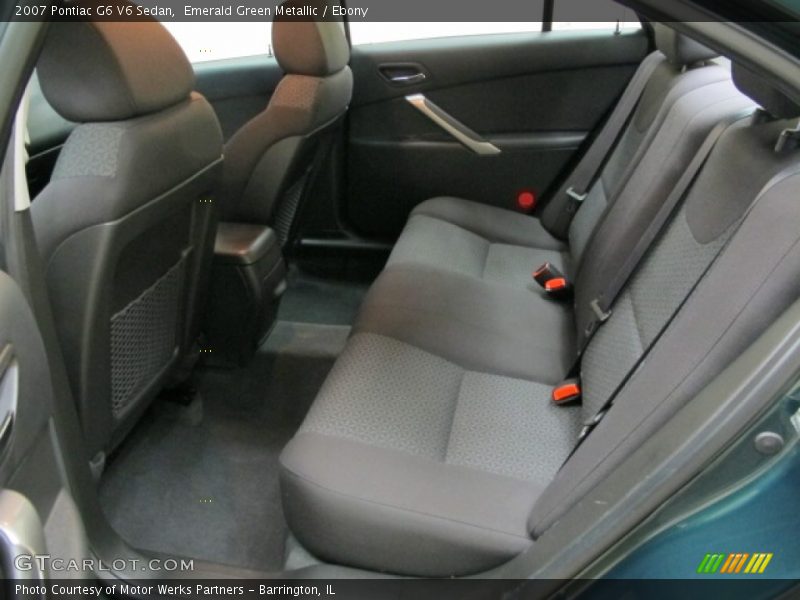 Emerald Green Metallic / Ebony 2007 Pontiac G6 V6 Sedan