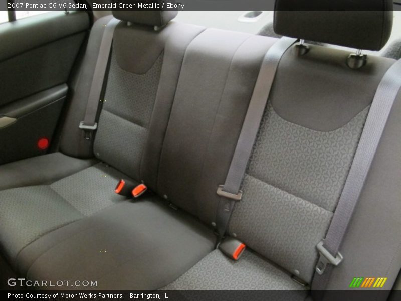 Emerald Green Metallic / Ebony 2007 Pontiac G6 V6 Sedan