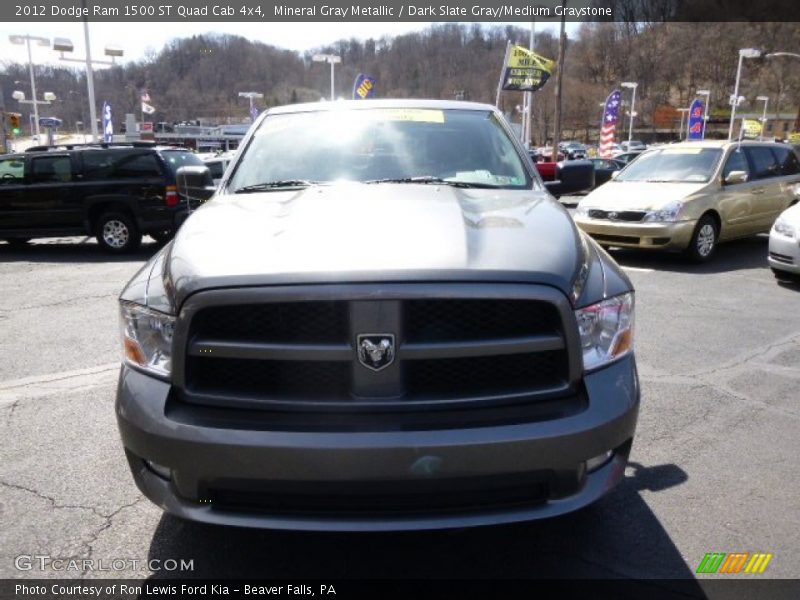 Mineral Gray Metallic / Dark Slate Gray/Medium Graystone 2012 Dodge Ram 1500 ST Quad Cab 4x4