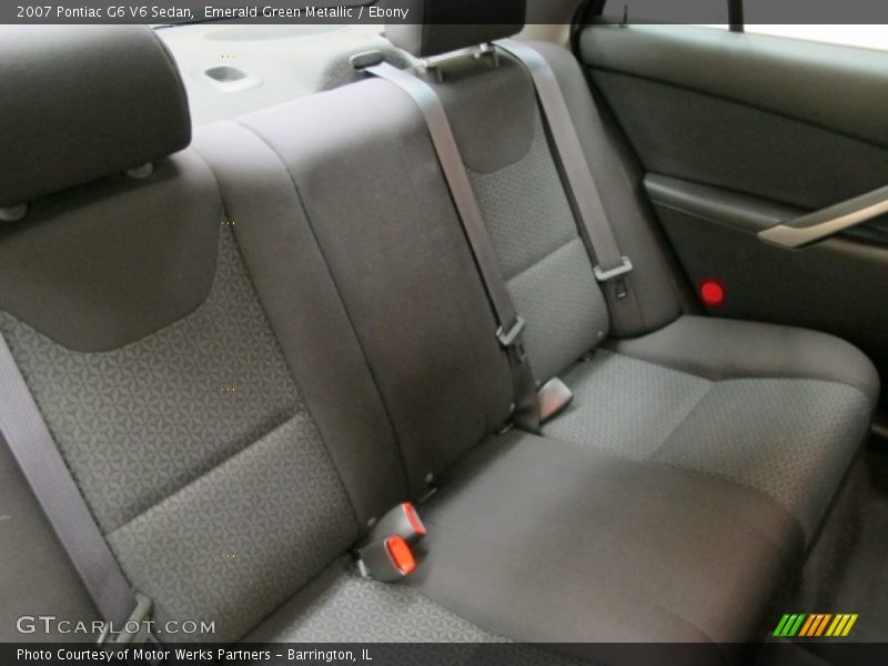 Emerald Green Metallic / Ebony 2007 Pontiac G6 V6 Sedan
