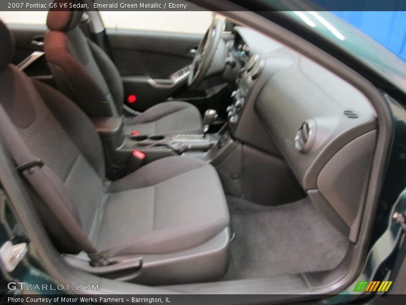 Emerald Green Metallic / Ebony 2007 Pontiac G6 V6 Sedan