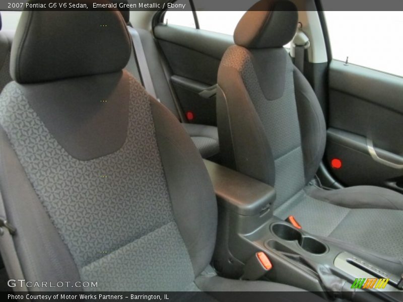 Emerald Green Metallic / Ebony 2007 Pontiac G6 V6 Sedan
