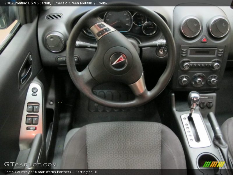 Emerald Green Metallic / Ebony 2007 Pontiac G6 V6 Sedan