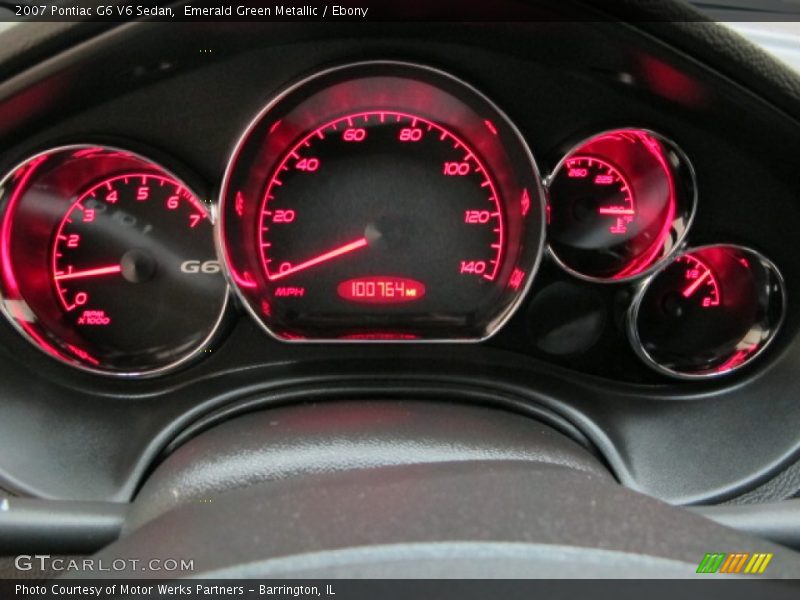 Emerald Green Metallic / Ebony 2007 Pontiac G6 V6 Sedan