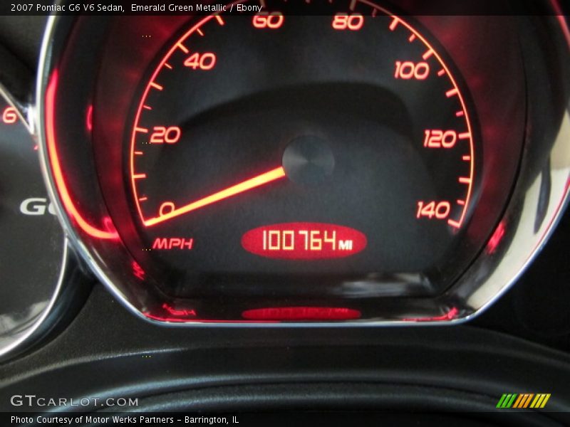 Emerald Green Metallic / Ebony 2007 Pontiac G6 V6 Sedan