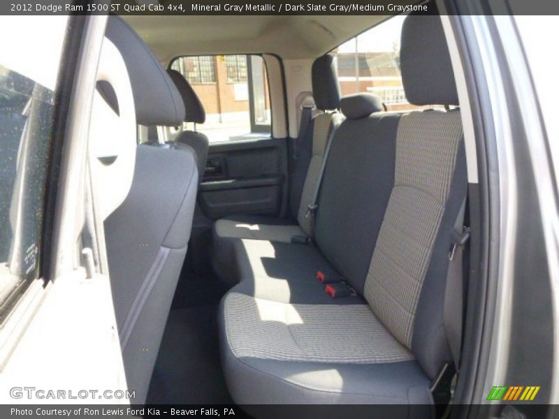 Mineral Gray Metallic / Dark Slate Gray/Medium Graystone 2012 Dodge Ram 1500 ST Quad Cab 4x4