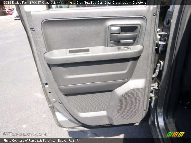 Mineral Gray Metallic / Dark Slate Gray/Medium Graystone 2012 Dodge Ram 1500 ST Quad Cab 4x4