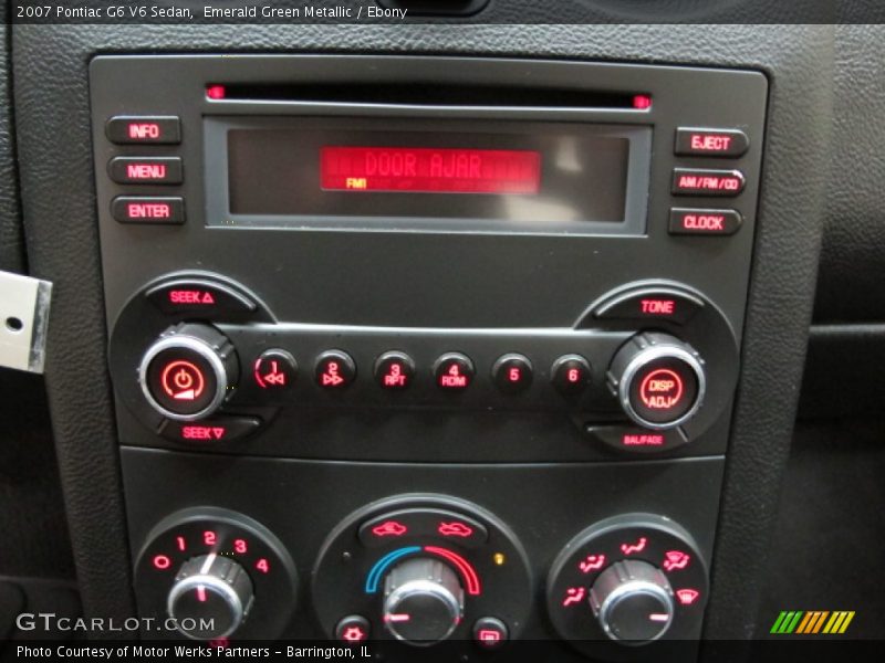 Emerald Green Metallic / Ebony 2007 Pontiac G6 V6 Sedan