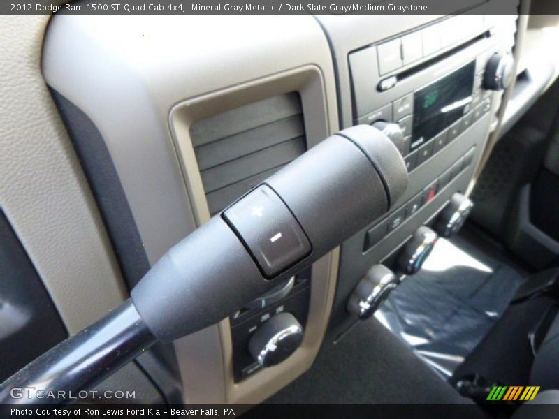 Mineral Gray Metallic / Dark Slate Gray/Medium Graystone 2012 Dodge Ram 1500 ST Quad Cab 4x4