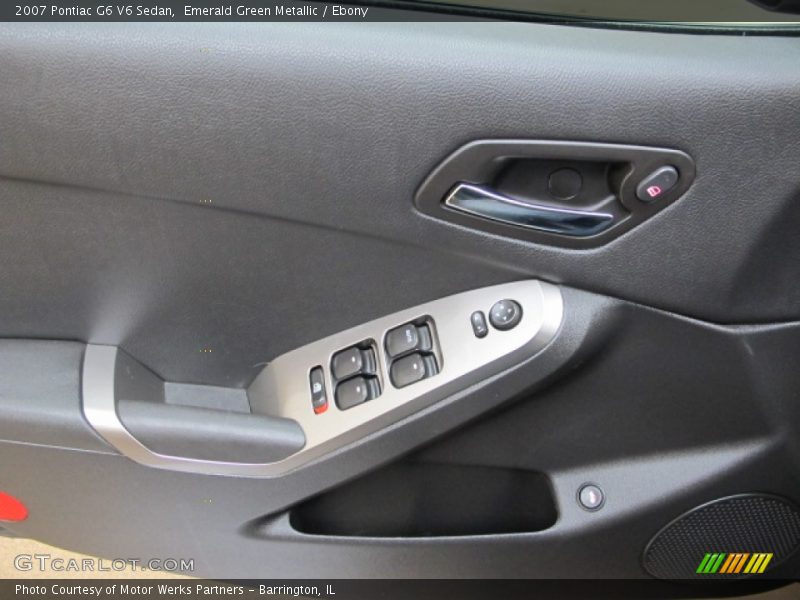 Emerald Green Metallic / Ebony 2007 Pontiac G6 V6 Sedan