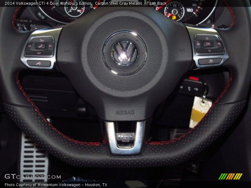 Carbon Steel Gray Metallic / Titan Black 2014 Volkswagen GTI 4 Door Wolfsburg Edition