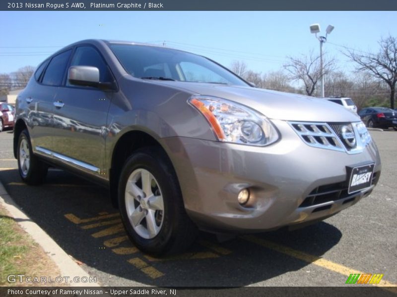 Platinum Graphite / Black 2013 Nissan Rogue S AWD