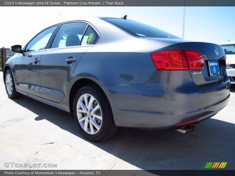 Platinum Gray Metallic / Titan Black 2014 Volkswagen Jetta SE Sedan