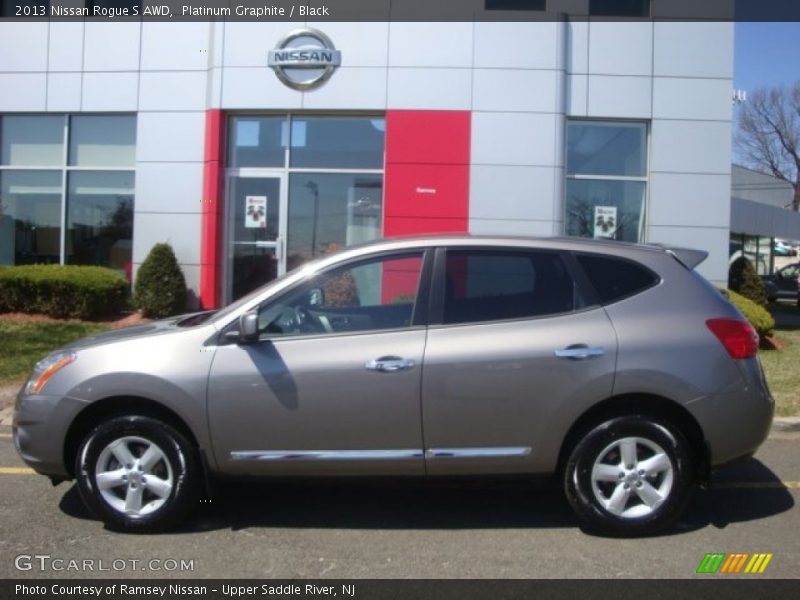Platinum Graphite / Black 2013 Nissan Rogue S AWD