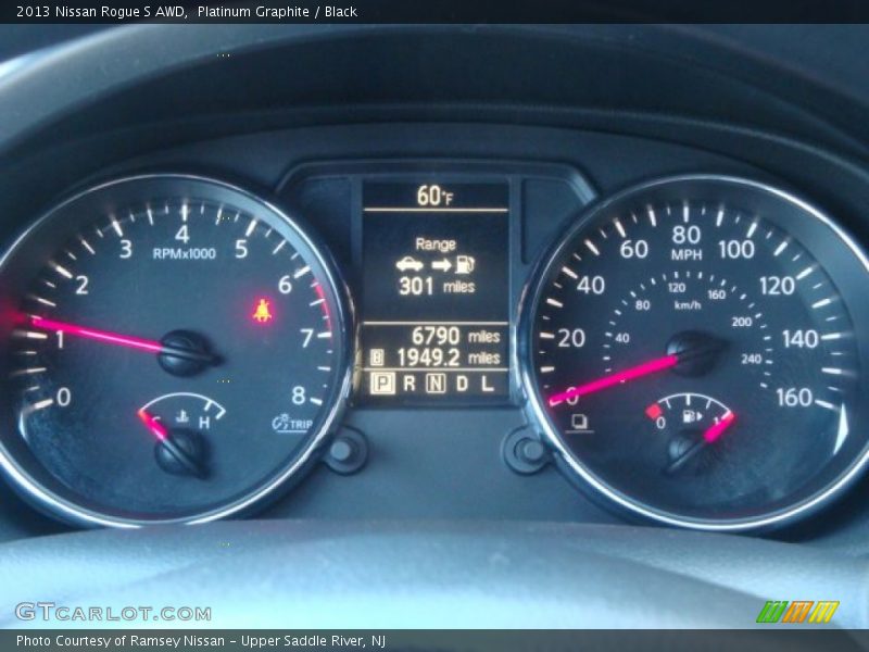 Platinum Graphite / Black 2013 Nissan Rogue S AWD