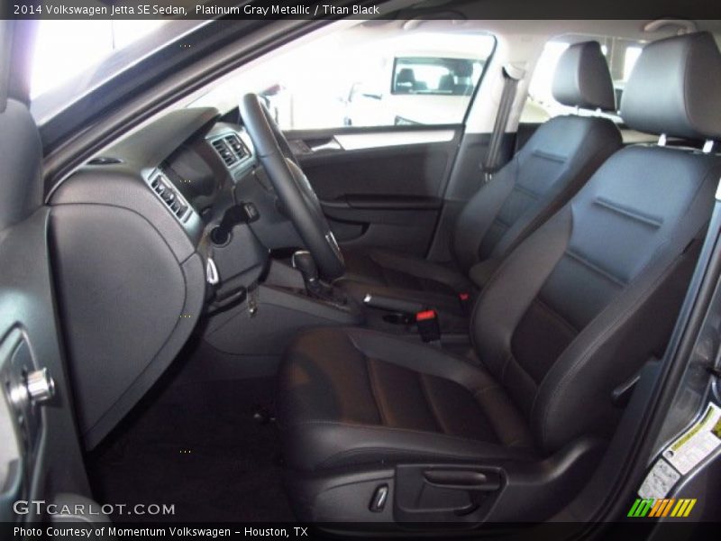 Platinum Gray Metallic / Titan Black 2014 Volkswagen Jetta SE Sedan