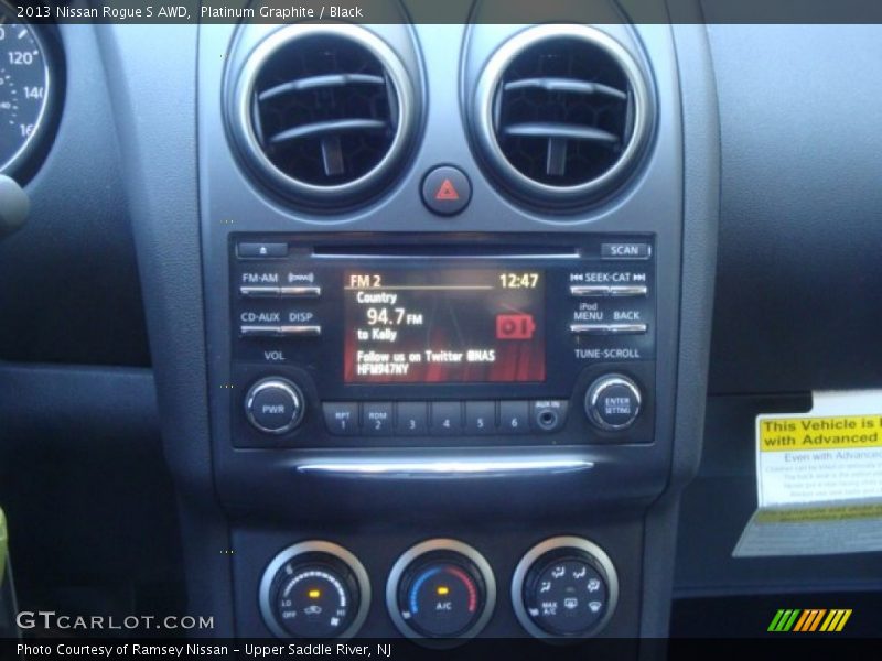Platinum Graphite / Black 2013 Nissan Rogue S AWD