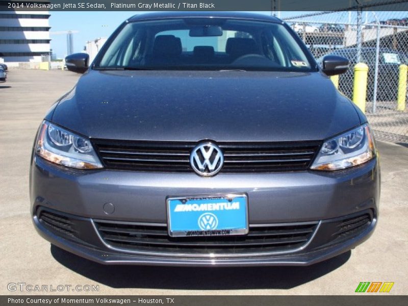 Platinum Gray Metallic / Titan Black 2014 Volkswagen Jetta SE Sedan