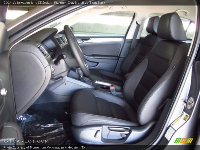 Platinum Gray Metallic / Titan Black 2014 Volkswagen Jetta SE Sedan
