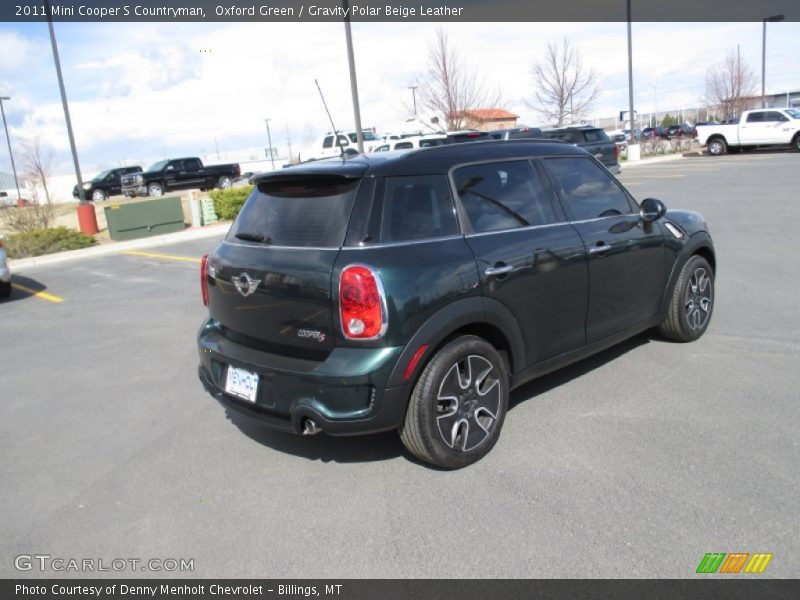 Oxford Green / Gravity Polar Beige Leather 2011 Mini Cooper S Countryman