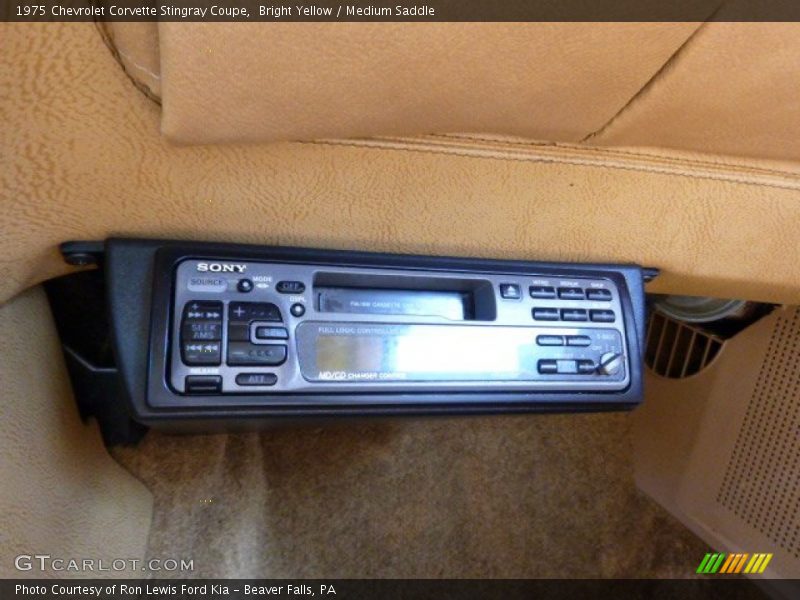 Bright Yellow / Medium Saddle 1975 Chevrolet Corvette Stingray Coupe