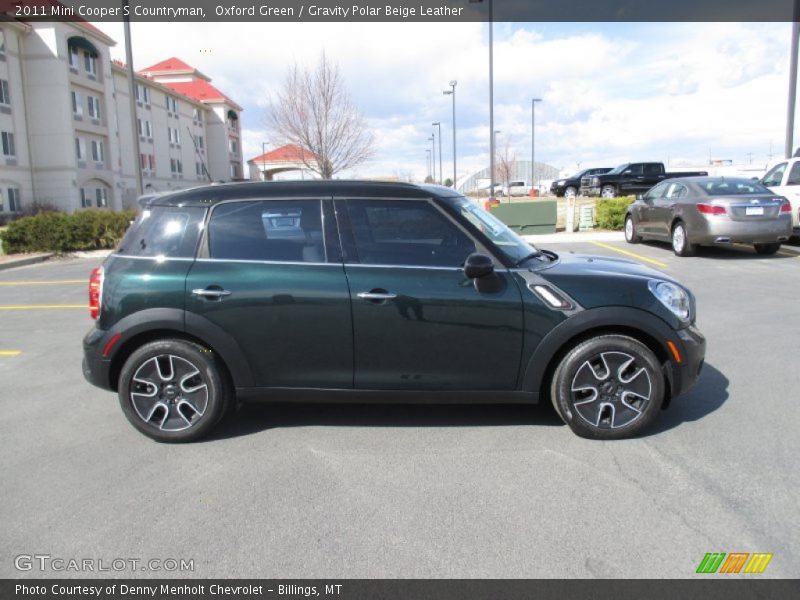 Oxford Green / Gravity Polar Beige Leather 2011 Mini Cooper S Countryman
