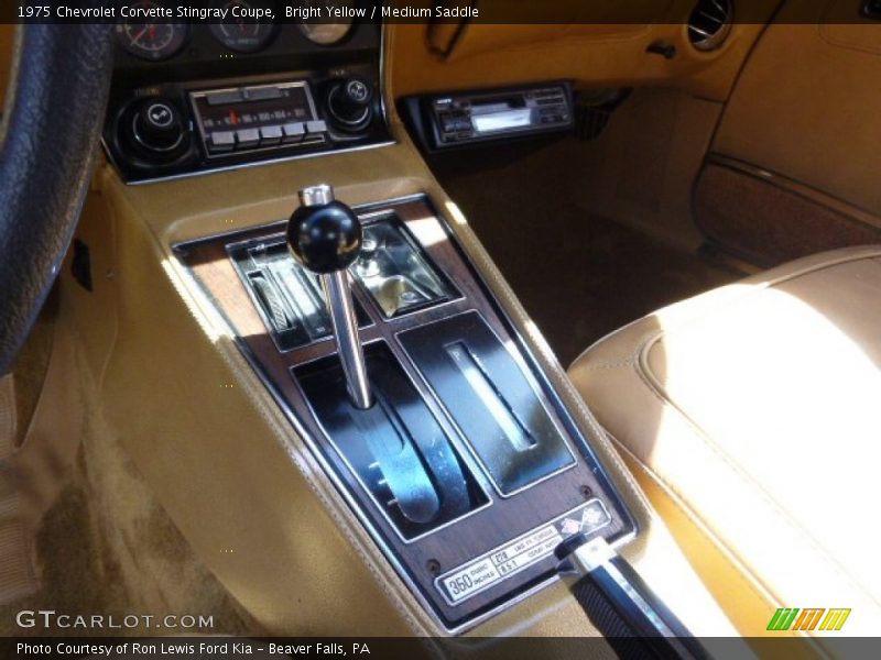 Bright Yellow / Medium Saddle 1975 Chevrolet Corvette Stingray Coupe