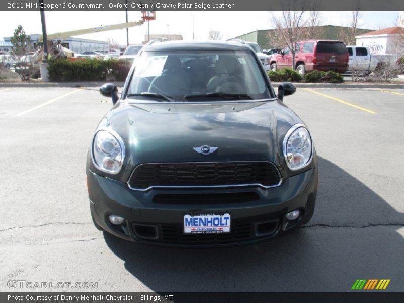Oxford Green / Gravity Polar Beige Leather 2011 Mini Cooper S Countryman