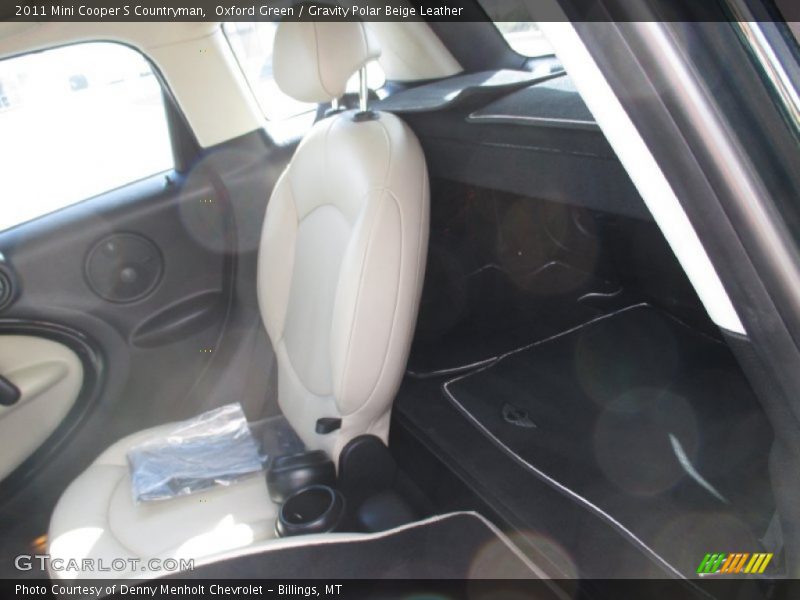 Oxford Green / Gravity Polar Beige Leather 2011 Mini Cooper S Countryman