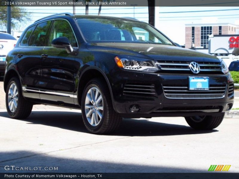 Black / Black Anthracite 2014 Volkswagen Touareg V6 Sport 4Motion