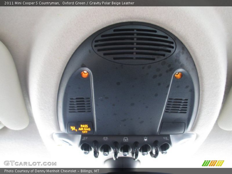 Oxford Green / Gravity Polar Beige Leather 2011 Mini Cooper S Countryman