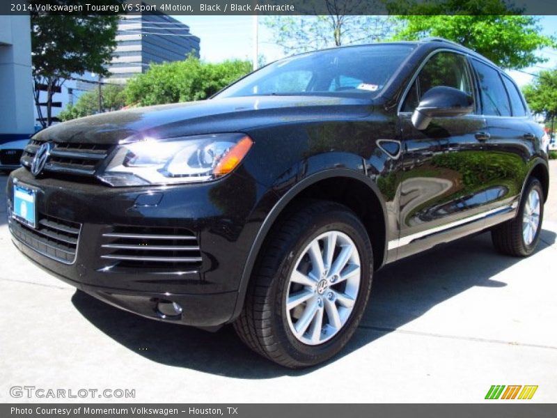Black / Black Anthracite 2014 Volkswagen Touareg V6 Sport 4Motion