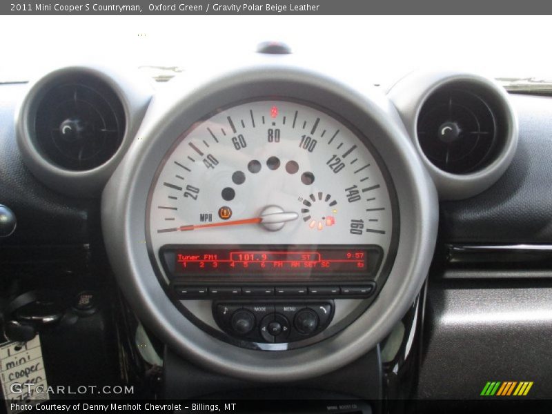 Oxford Green / Gravity Polar Beige Leather 2011 Mini Cooper S Countryman