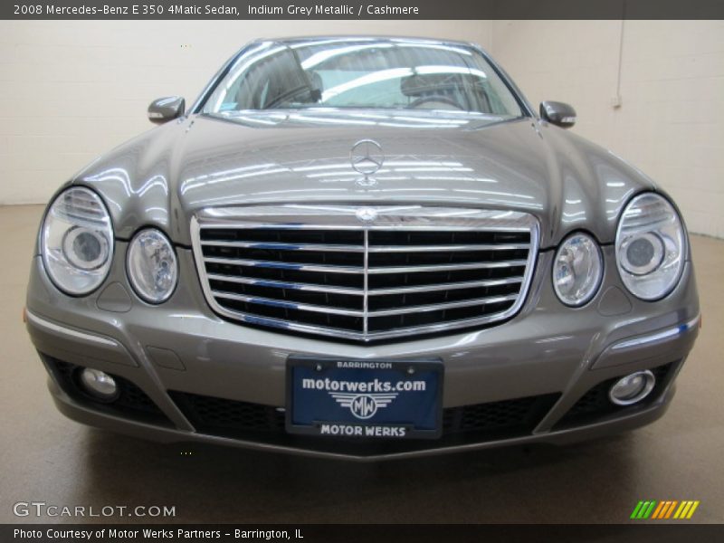 Indium Grey Metallic / Cashmere 2008 Mercedes-Benz E 350 4Matic Sedan