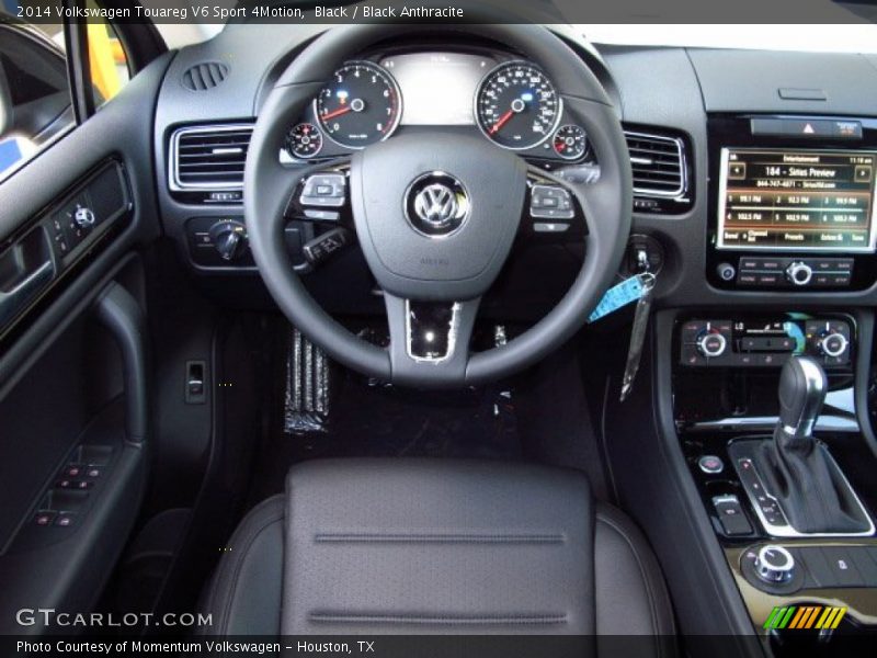 Black / Black Anthracite 2014 Volkswagen Touareg V6 Sport 4Motion