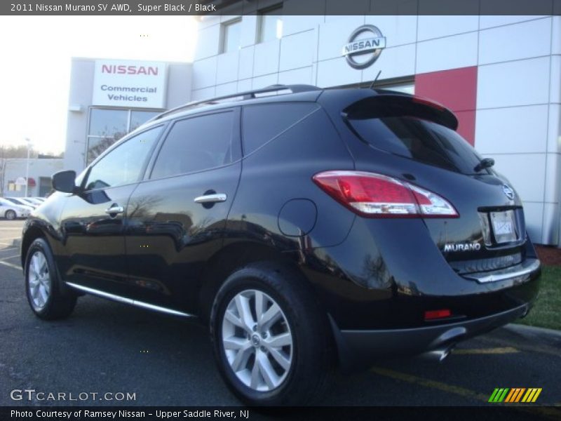 Super Black / Black 2011 Nissan Murano SV AWD