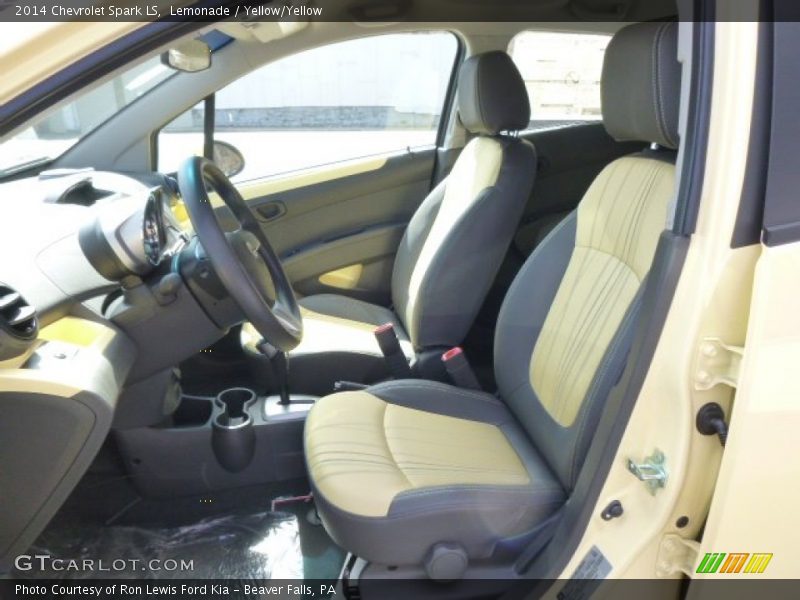 Lemonade / Yellow/Yellow 2014 Chevrolet Spark LS