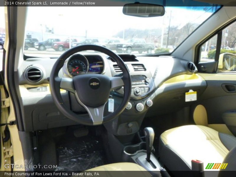 Lemonade / Yellow/Yellow 2014 Chevrolet Spark LS