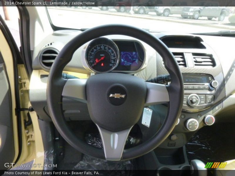 Lemonade / Yellow/Yellow 2014 Chevrolet Spark LS