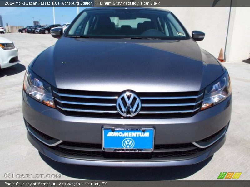 Platinum Gray Metallic / Titan Black 2014 Volkswagen Passat 1.8T Wolfsburg Edition