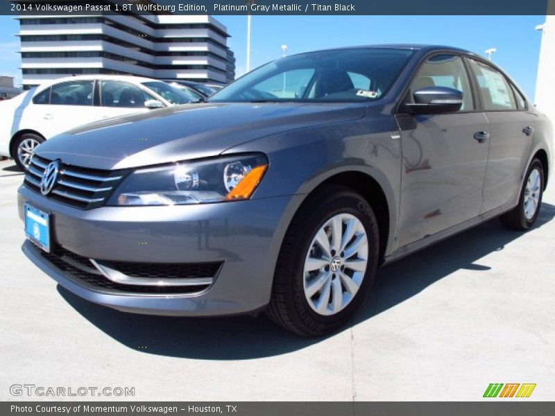 Platinum Gray Metallic / Titan Black 2014 Volkswagen Passat 1.8T Wolfsburg Edition