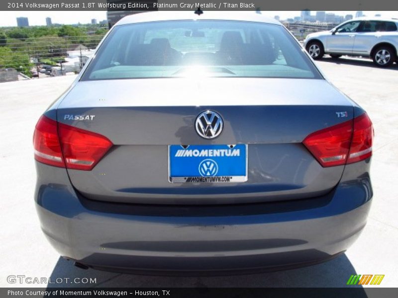 Platinum Gray Metallic / Titan Black 2014 Volkswagen Passat 1.8T Wolfsburg Edition